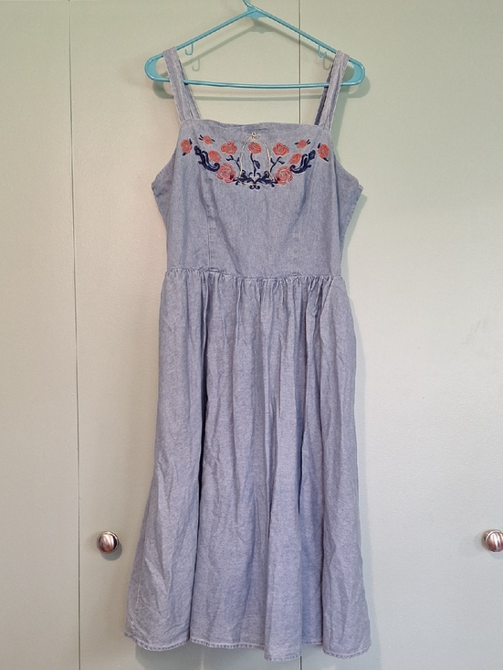 Disney Dresses & Skirts - Disney Beauty And The Beast Belle Blue Long Dress Size Large